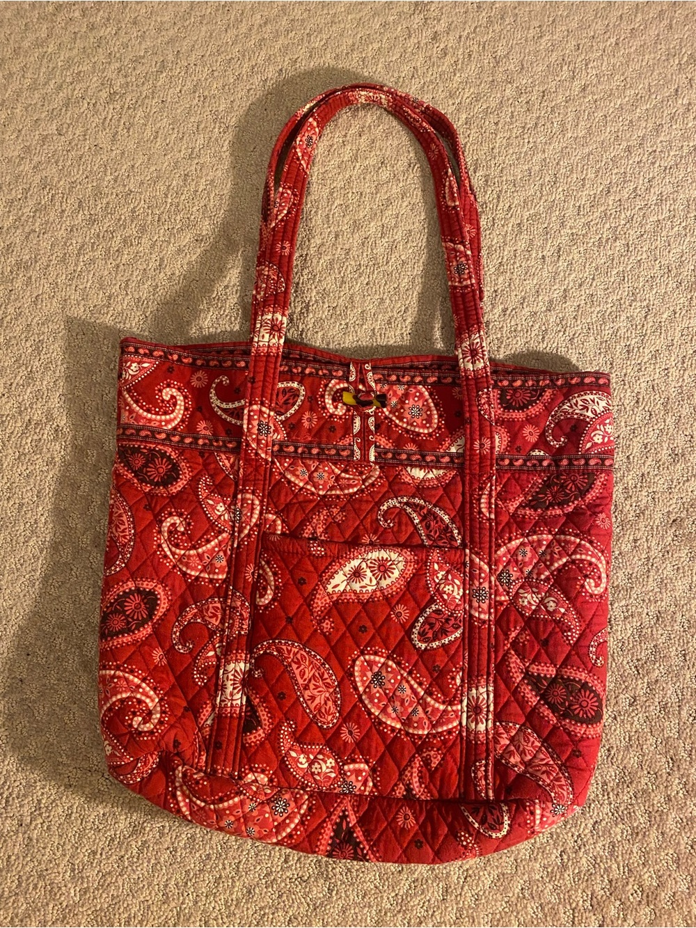 Vera Bradley Red Paisley Bag